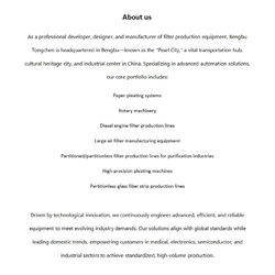 Bengbu Tongchen Automation Technology Co., ltd γραμμή παραγωγής εργοστασίων
