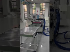 Εμφάνιση βίντεο της γραμμής παραγωγής μηχανής κολλήματος PP