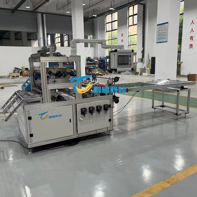 Μηχανή κολλήματος φίλτρου 55KW Μηχανή ανατροπής σχισμάτων Βιομηχανική κλαψούρα και πλέξιμο