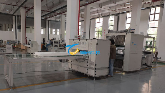 Ηλεκτρονική μηχανή πλέξης υαλοειδών CNC υψηλής ακρίβειας γραμμή παραγωγής πλέξης χαρτιού προσαρμοσμένη
