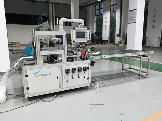 Ηλεκτρική μηχανή πτύχωσης φίλτρων HEPA 1300mm πλάτος εργασίας
