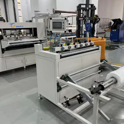 Γραμμή Παραγωγής Πτυχώσεων και Κόλλας Χαρτιού με Μαχαίρι Πλήρους Αυτοματισμού για Φίλτρα Αέρα