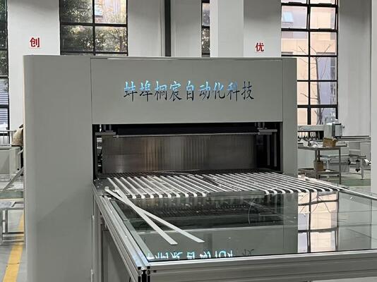 Γραμμή Παραγωγής Πτυχώσεων Υαλοβάμβακα Υψηλής Θερμοκρασίας με Ύψος Πτυχώσεων 300mm