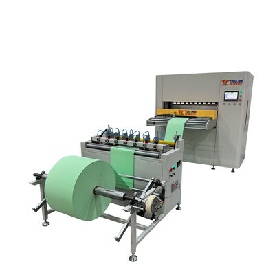 Γραμμή Παραγωγής HEPA Φίλτρου Full Auto Servo Motor Ύψος Πτυχώσεων 300mm Πιστοποίηση ISO