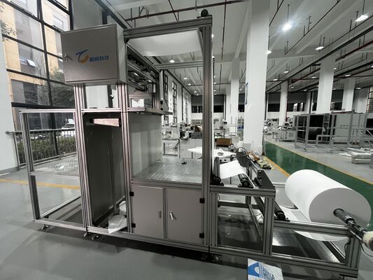 Γραμμή Παραγωγής Πτυχώσεων και Διπλώσεων Φίλτρου HEPA Fiberglass για την Κατασκευή Φίλτρων Αέρα