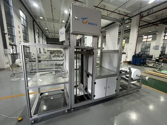 Γραμμή Παραγωγής Πτυχωτού Χαρτιού από Υαλοβάμβακα Υψηλής Απόδοσης