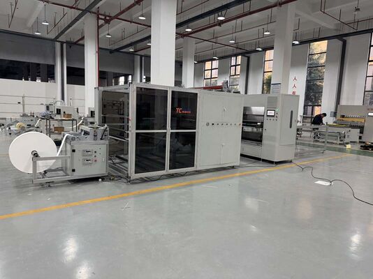 Γραμμή Παραγωγής Πτυχωτών Φίλτρων από Fiberglass με Μονάδες και Έλεγχο PLC για Βιομηχανικά Συστήματα Αερισμού με Ευέλικτη Προσαρμογή