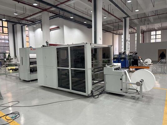 Γραμμή Παραγωγής Πτυχωτών Φίλτρων από Fiberglass με Μονάδες και Έλεγχο PLC για Βιομηχανικά Συστήματα Αερισμού με Ευέλικτη Προσαρμογή