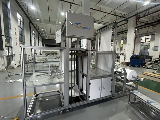 Αλουμινένιο φύλλο διαχωρισμένη γυάλινη ίνα HEPA χαρτί φίλτρου Αυτοπλέκτης γραμμή παραγωγής