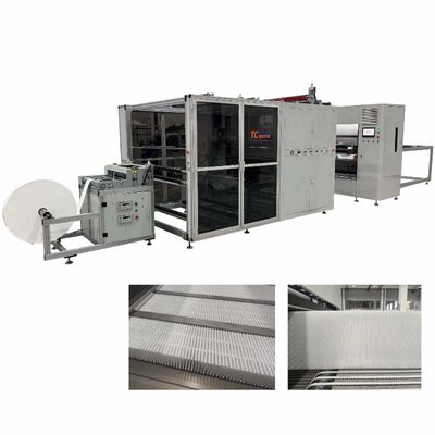 300mmPleating Height High Temperature No-Partition Fiberglass Hepa Filter Pleating Machine Production